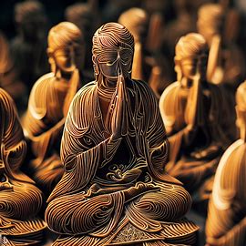 Buddha in legno 3
