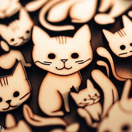 Gattini in legno 3