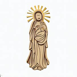 Gesù bambino in legno 1