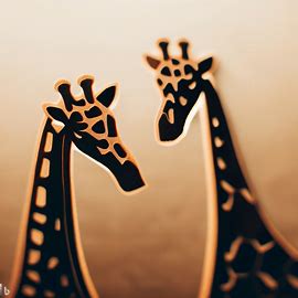 Giraffe in legno 3