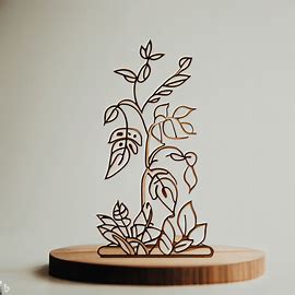 Porta piante in legno 1