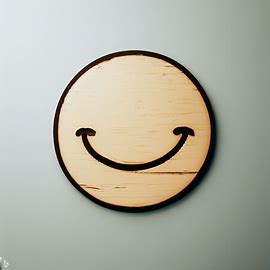 Scritta smile in legno 3