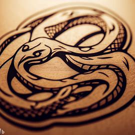 Serpente in legno 3