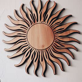 Sole in legno da parete 3